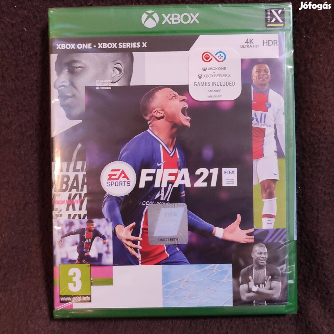 FIFA 21 Xbox One játék Series X 4K HDR új bontatlan