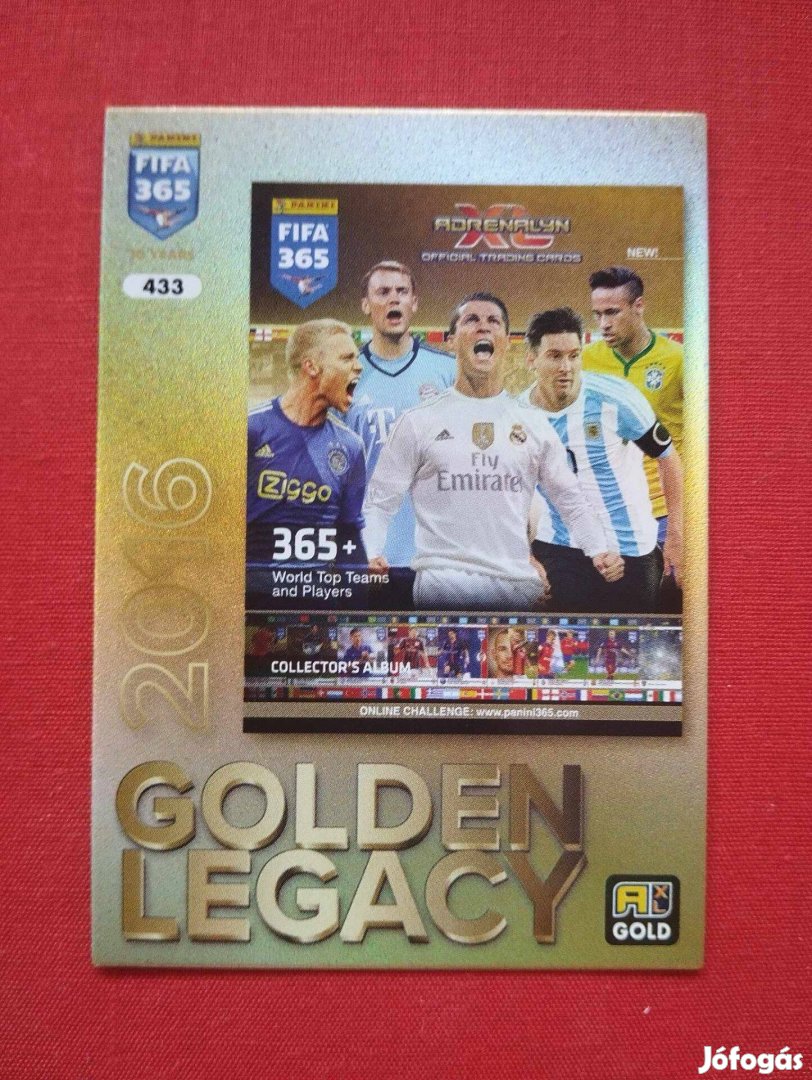 FIFA 365 2016 FIFA 365 2025 GOLD Golden Legacy focis kártya