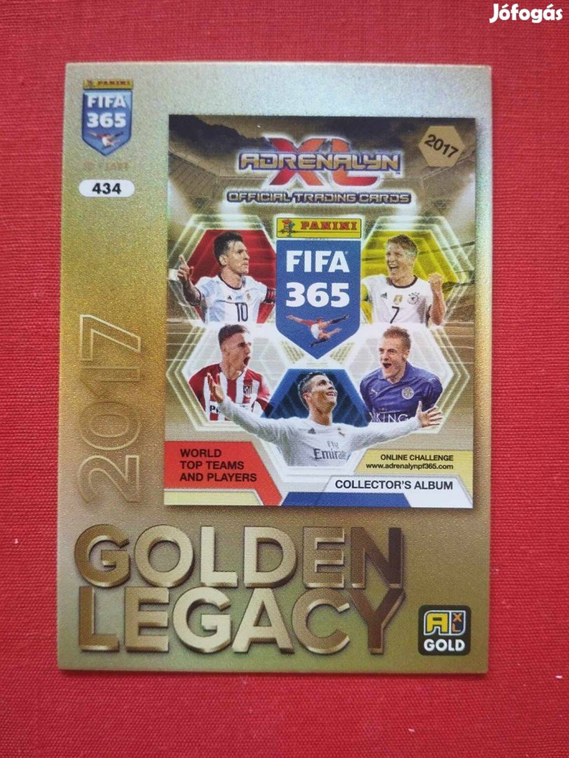 FIFA 365 2017 FIFA 365 2025 GOLD Golden Legacy focis kártya