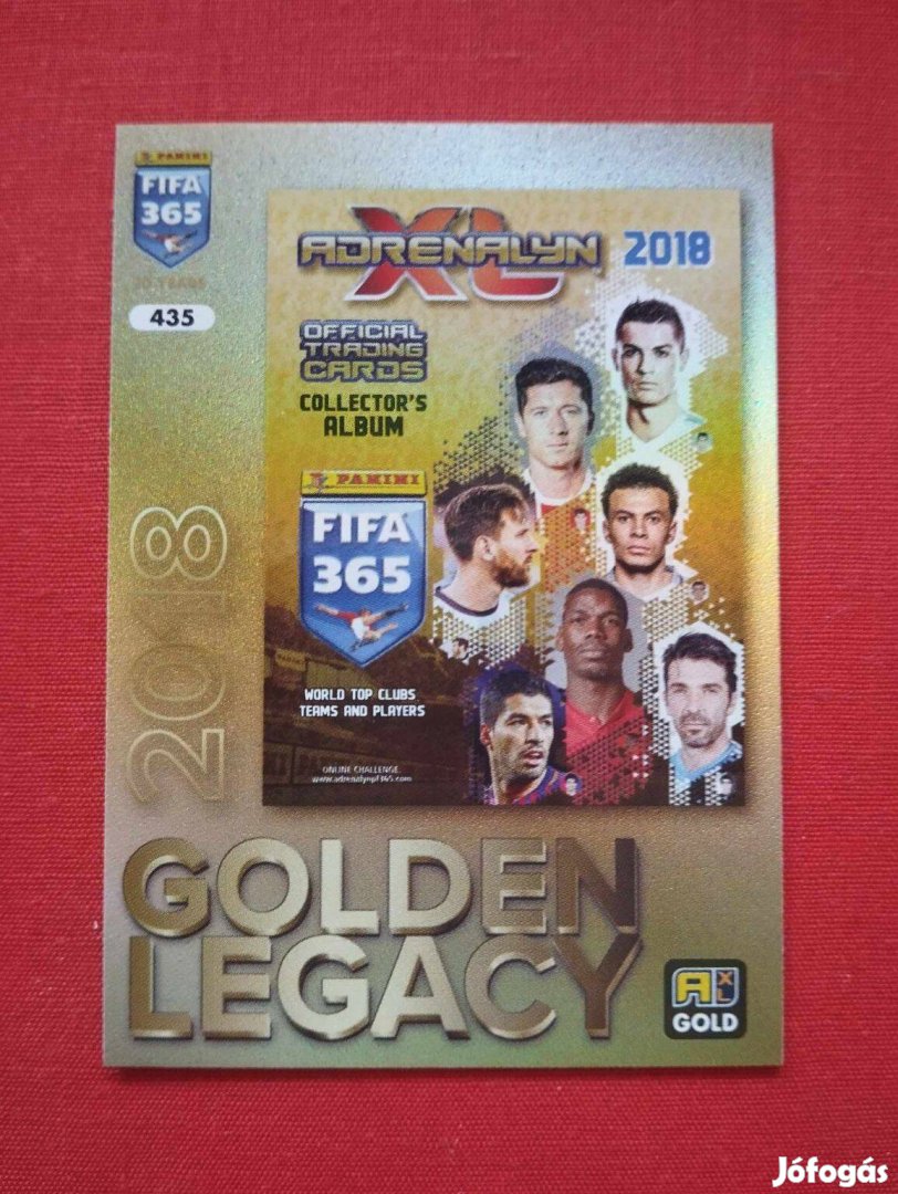 FIFA 365 2018 FIFA 365 2025 GOLD Golden Legacy focis kártya