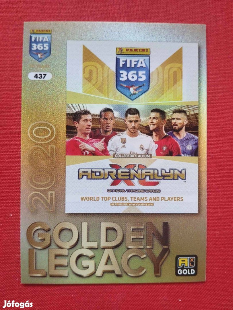 FIFA 365 2020 FIFA 365 2025 GOLD Golden Legacy focis kártya