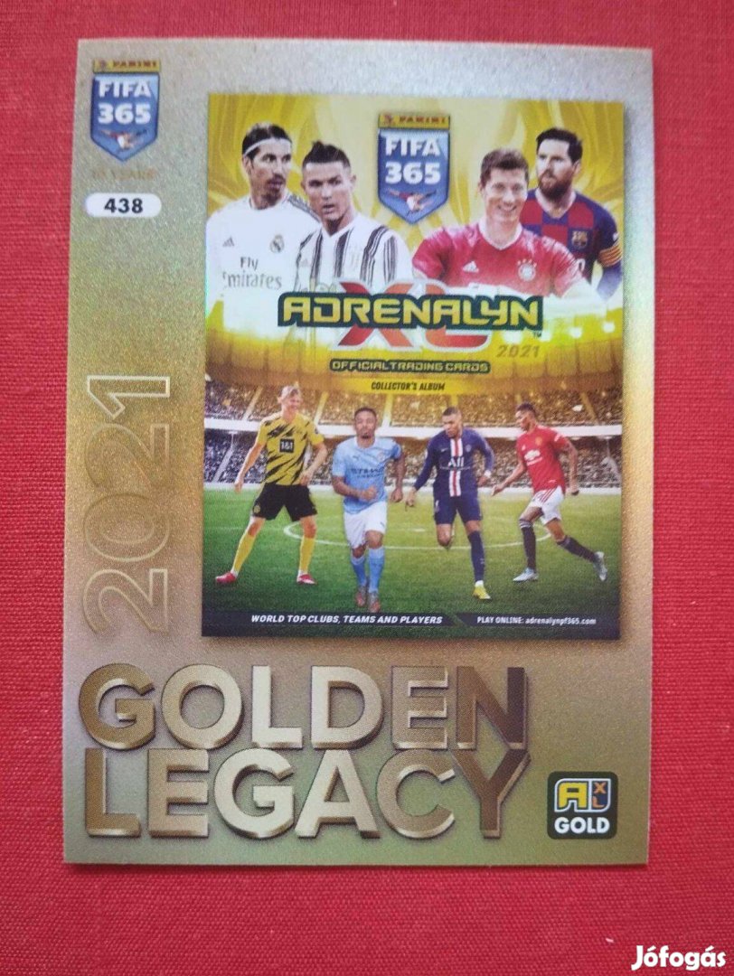 FIFA 365 2021 FIFA 365 2025 GOLD Golden Legacy focis kártya