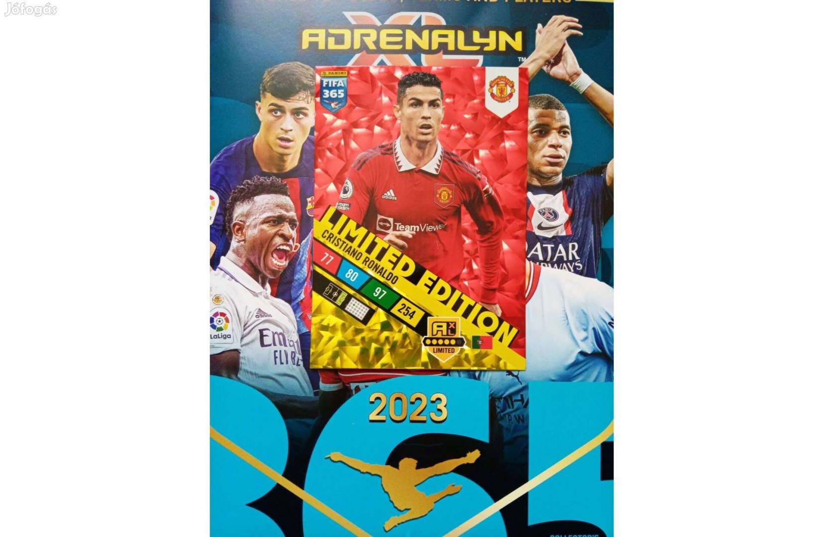 FIFA 365 2023 Adrenalyn Cristiano Ronaldo XXL Limited kártya