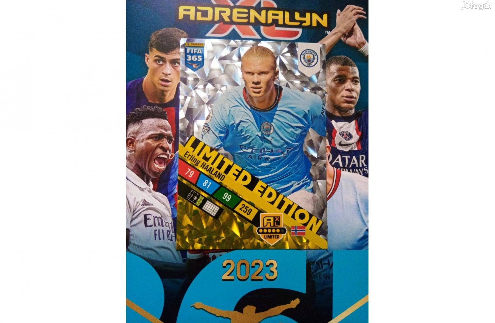 FIFA 365 2023 Adrenalyn Haaland XXL Limited focis kártya