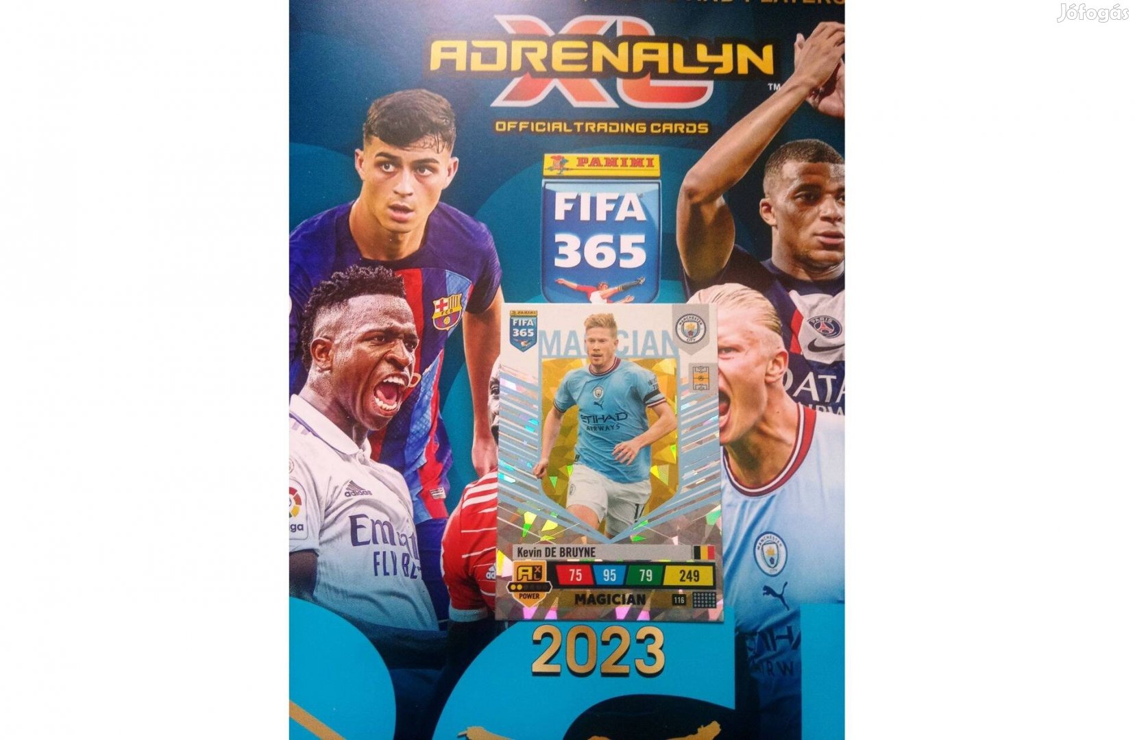 FIFA 365 2023 Adrenalyn Kevin De Bruyne Magician focis kártya