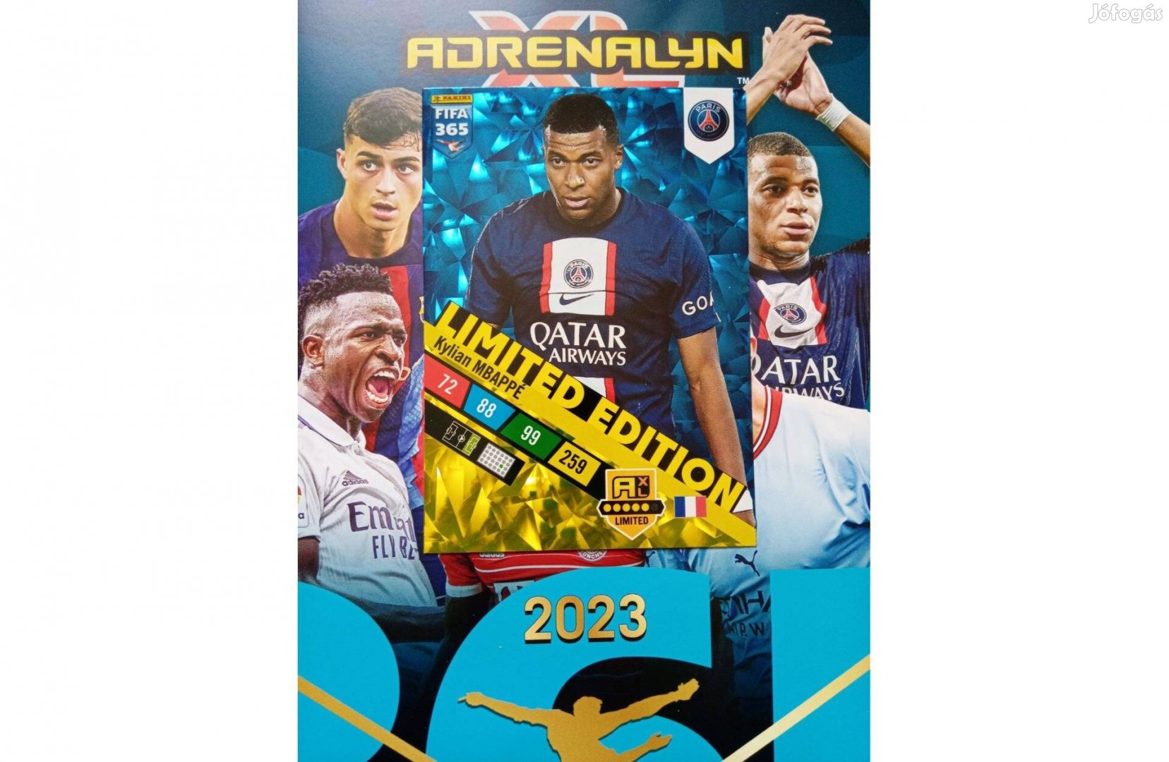 FIFA 365 2023 Adrenalyn Mbappé XXL Limited kártya