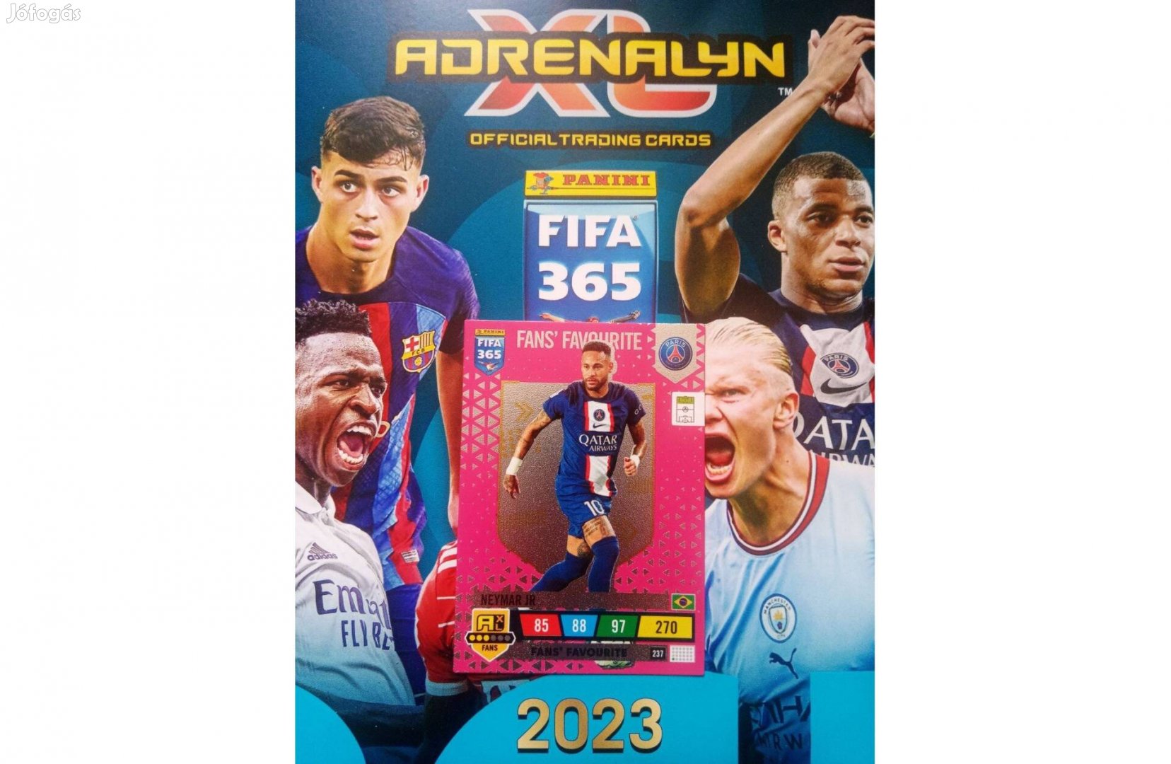 FIFA 365 2023 Adrenalyn Neymar Fans Favourite kártya