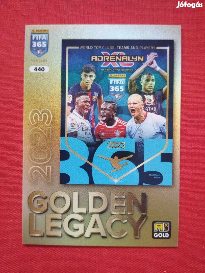 FIFA 365 2023 FIFA 365 2025 GOLD Golden Legacy focis kártya