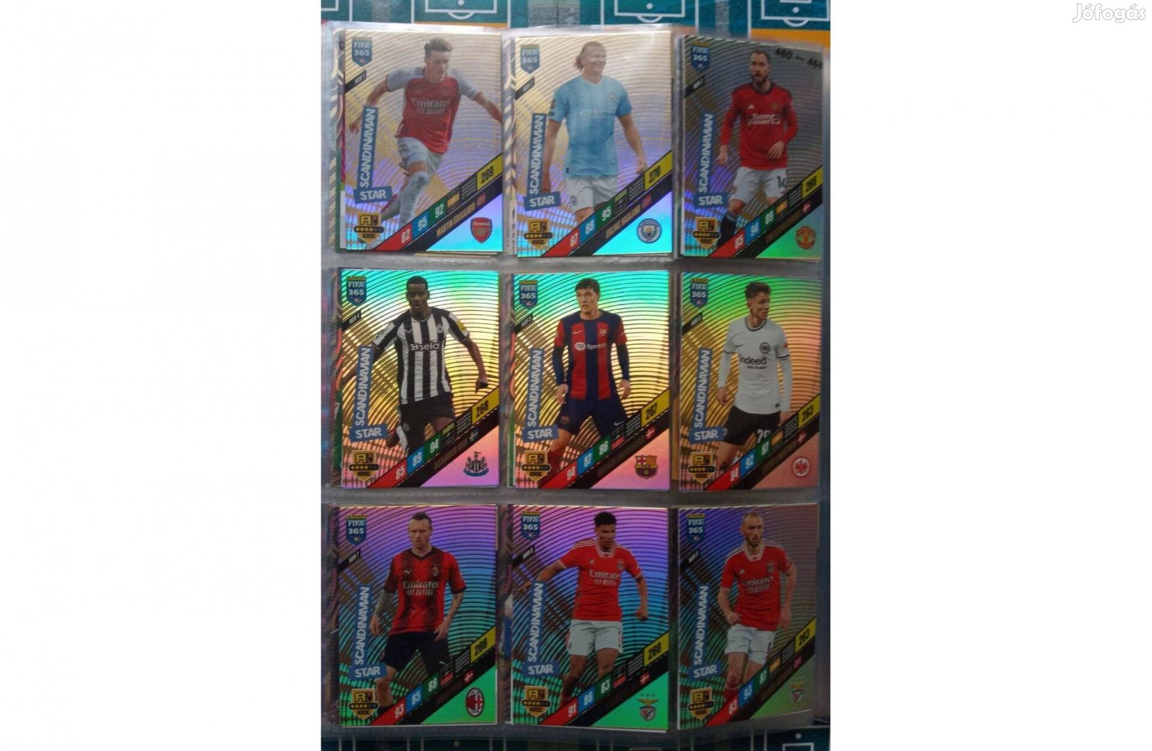 FIFA 365 2024 Adrenalyn Scandinavian Star focis kártya