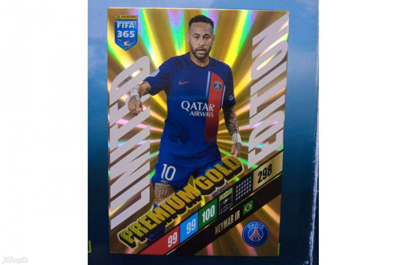 FIFA 365 2024 Neymar Jr Prémium Gold Limited focis kártya