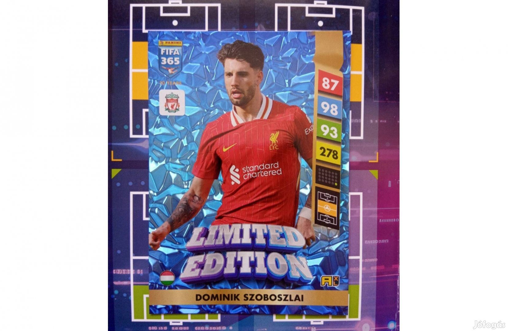 FIFA 365 Adrenalyn 2025 Szoboszlai Dominik XXL Limited kártya