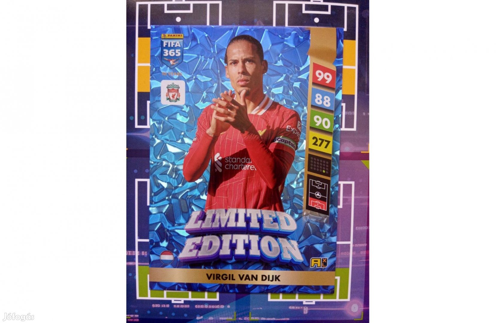 FIFA 365 Adrenalyn 2025 Van Dijk XXL Limited kártya