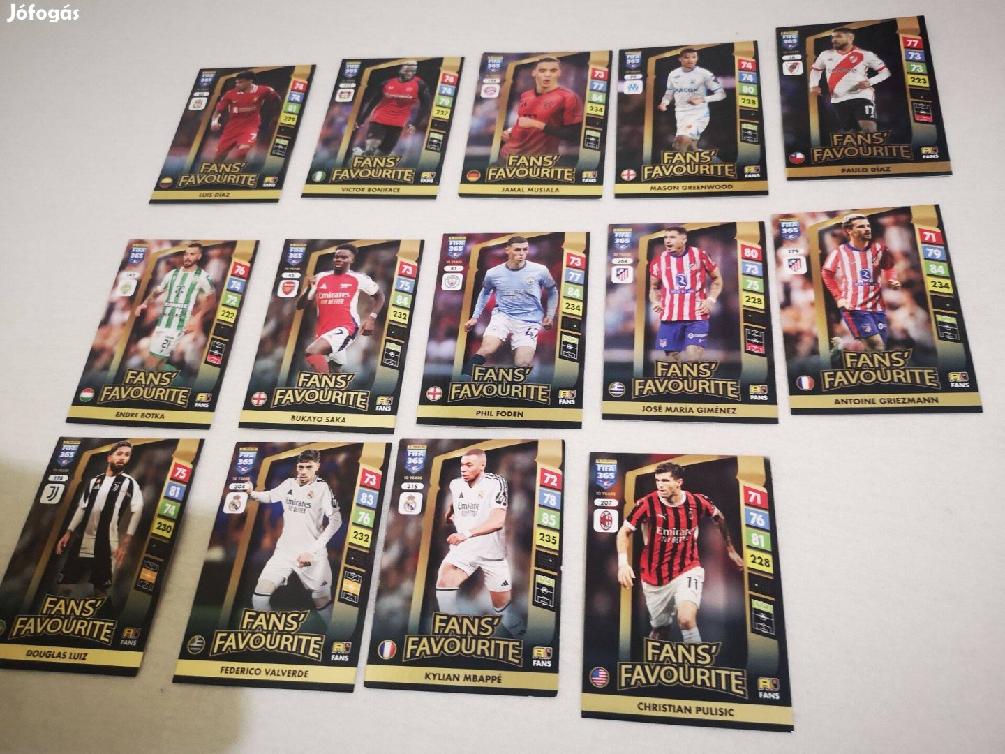 FIFA 365 Adrenalyn 2025 focikártya