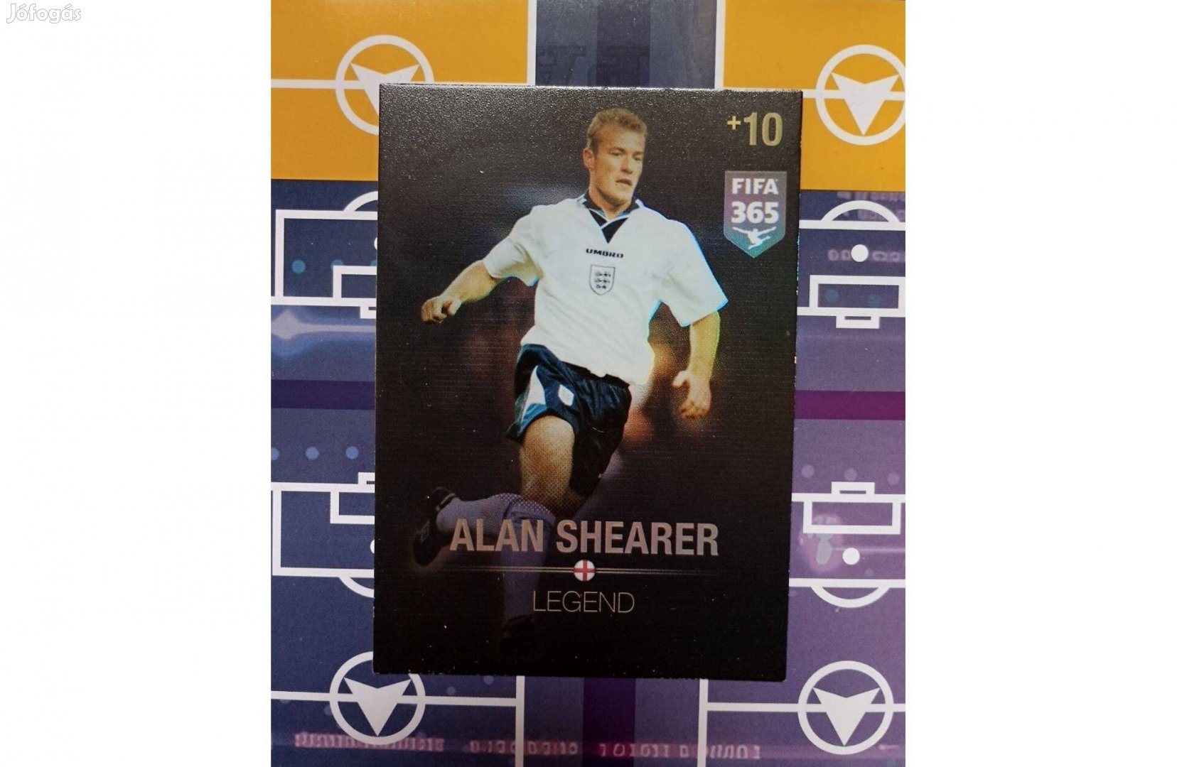 FIFA 365 Adrenalyn Alan Shearer Legend focis kártya