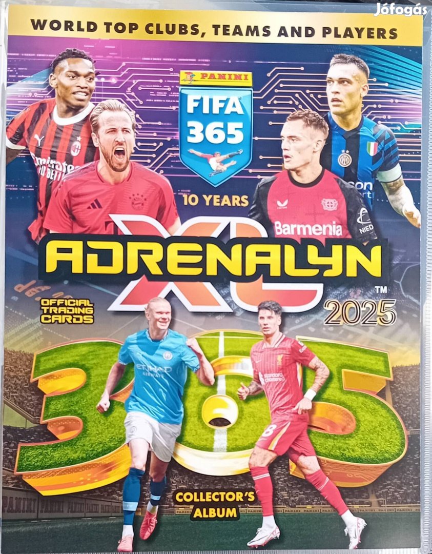 FIFA 365 adrenalin 2025 teljes focis kártya gyűjtemény.