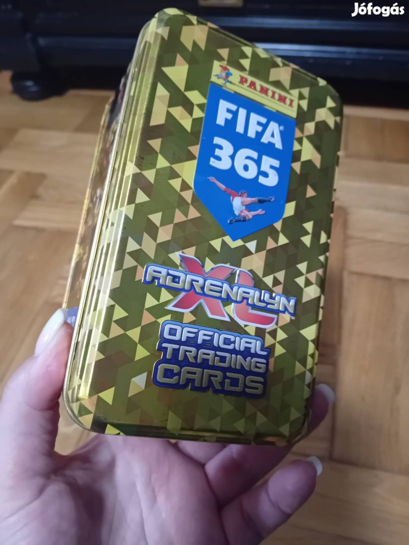 FIFA 365 arany fémdoboz kártyadoboz foci