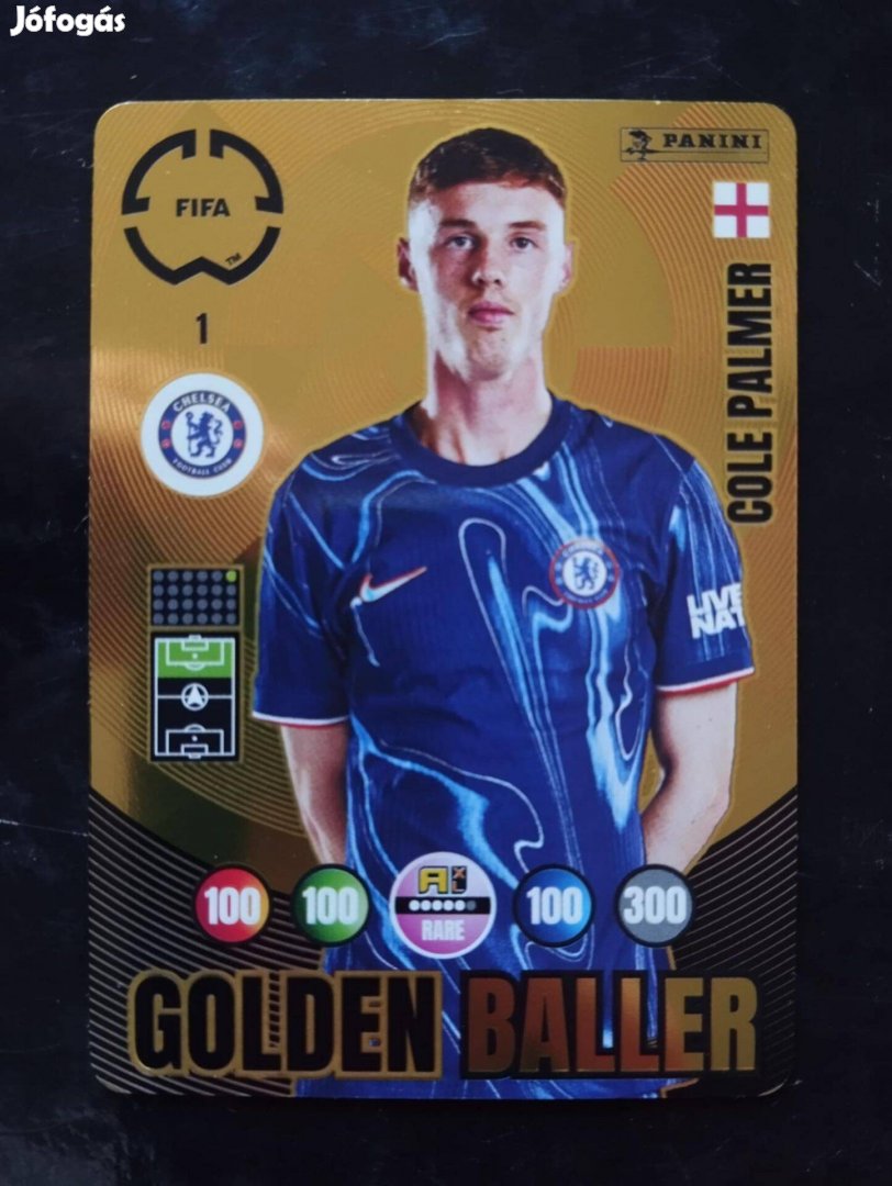 FIFA Club World Cup Cole Palmer Golden Baller focis kártya