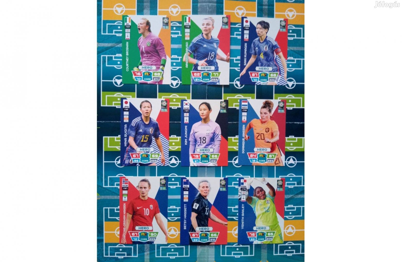 FIFA Women World Cup 2023 Adrenalyn Hero focis kártya