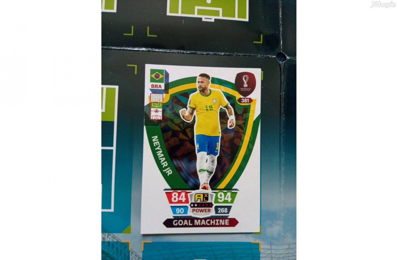 FIFA World Cup Qatar 2022 Adrenalyn Goal Machine Neymar kártya