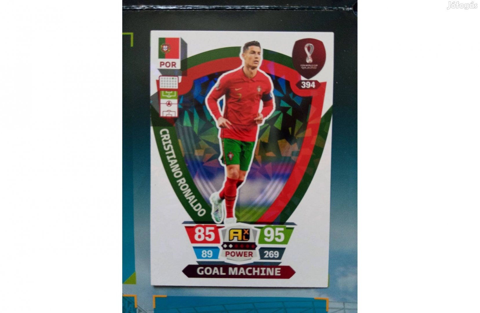 FIFA World Cup Qatar 2022 Adrenalyn Goal Machine Ronaldo kártya