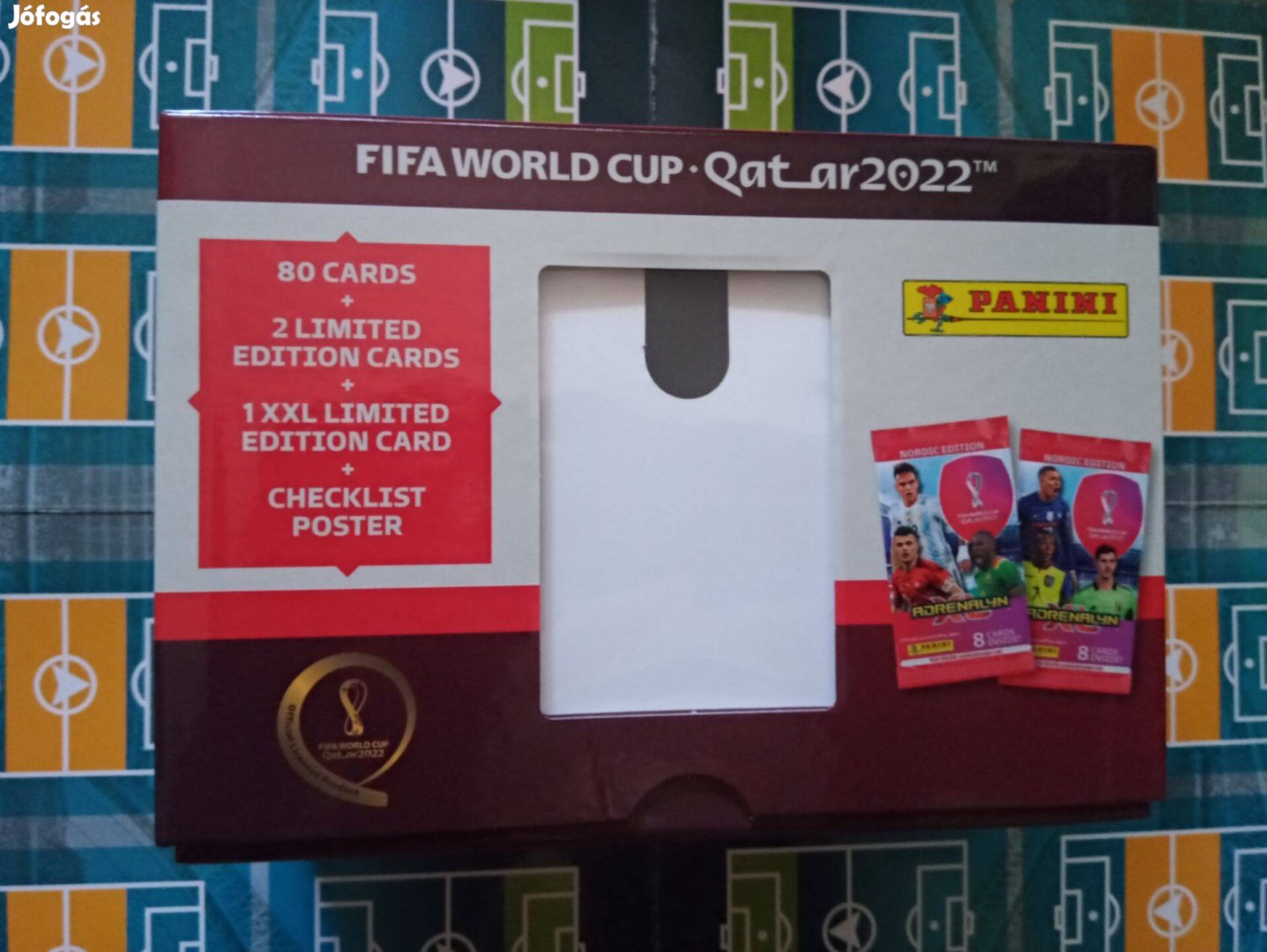 FIFA World Cup Qatar 2022 Ajándék Díszdoboz XXL kártyatartó