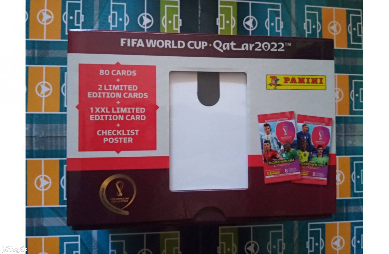 FIFA World Cup Qatar 2022 Ajándék Díszdoboz XXL kártyatartó