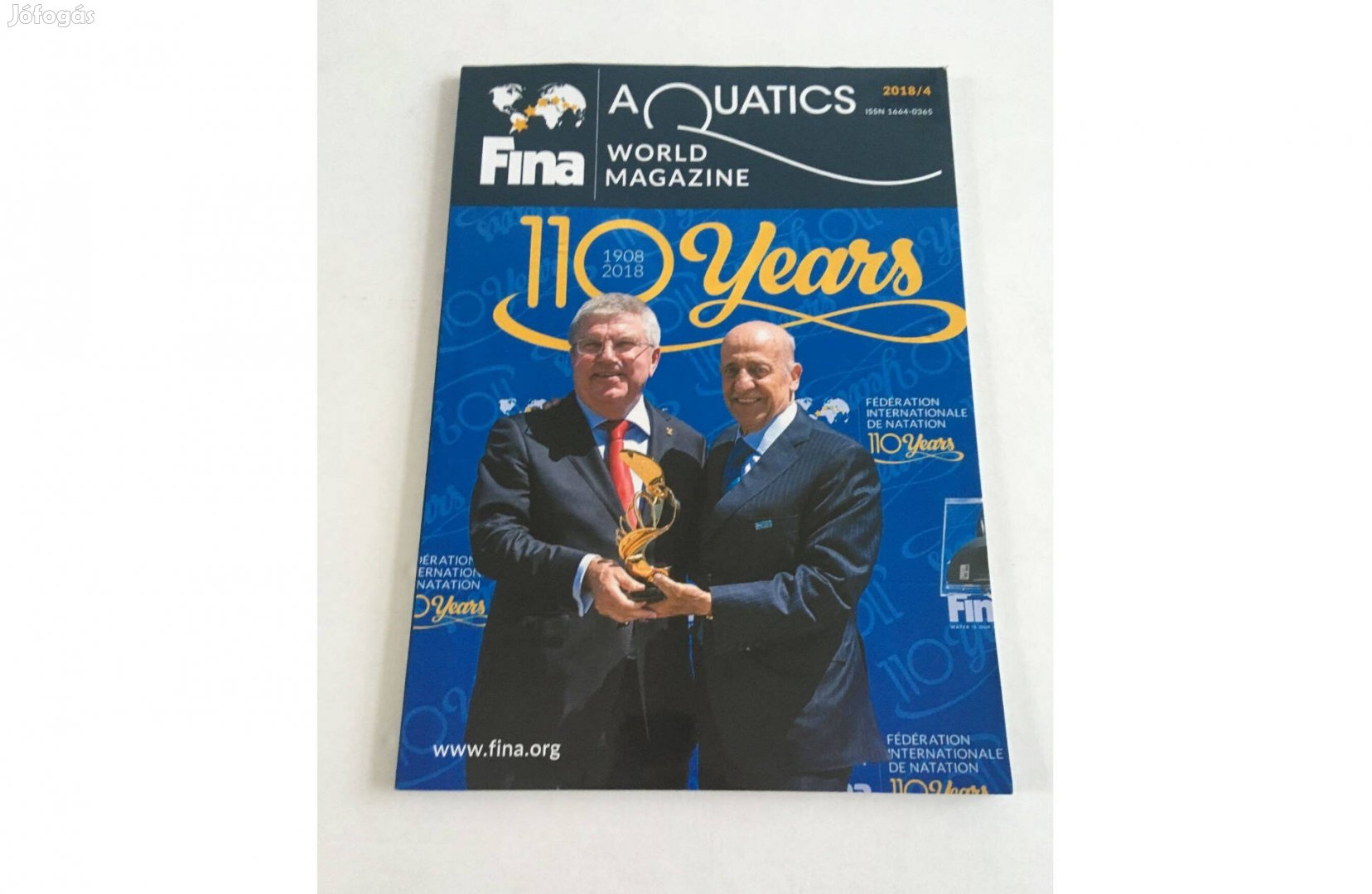 FINA Aquatics, World Magazine 2018/4 angol nyelvű újság, vizes sport