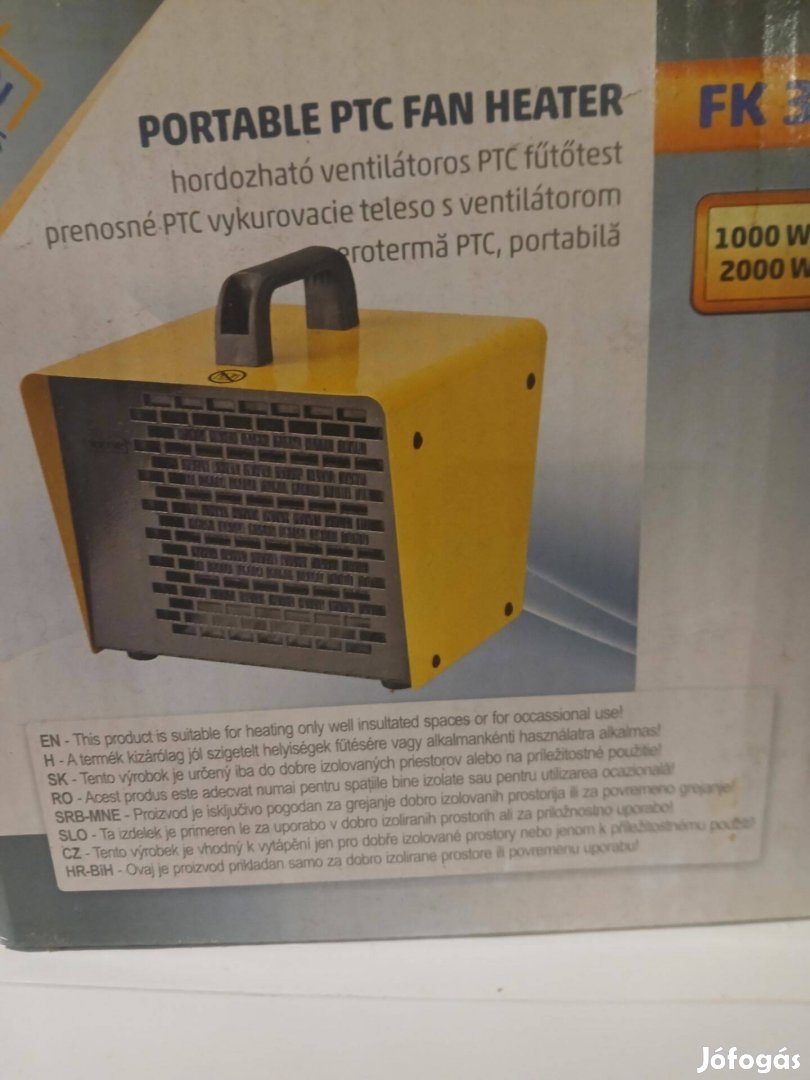 FK30-as ventilátoros fűtőtest kihasználatlanság miatt olcsón eladó