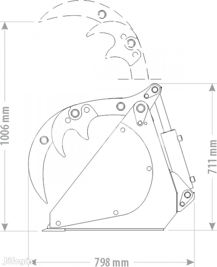 FK Machinery Pelikán kanál MINI 130 cm-es