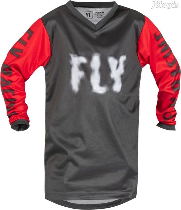 FLY RACING F-16 Ifjúsági Mez - Szürke/Piros