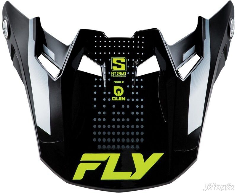 FLY RACING Formula S Carbon Protocol Peak - Fekete Karbon/Szürke/Magas