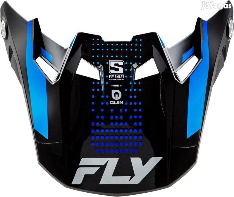 FLY RACING Formula S Carbon Protocol csúcs - Fekete karbon/Kék