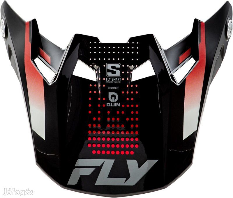 FLY RACING Formula S Carbon Protocol csúcs - Fekete karbon/Piros