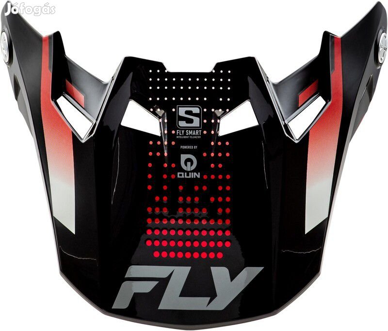 FLY RACING Formula S Carbon Protocol csúcs - Fekete karbon/Piros