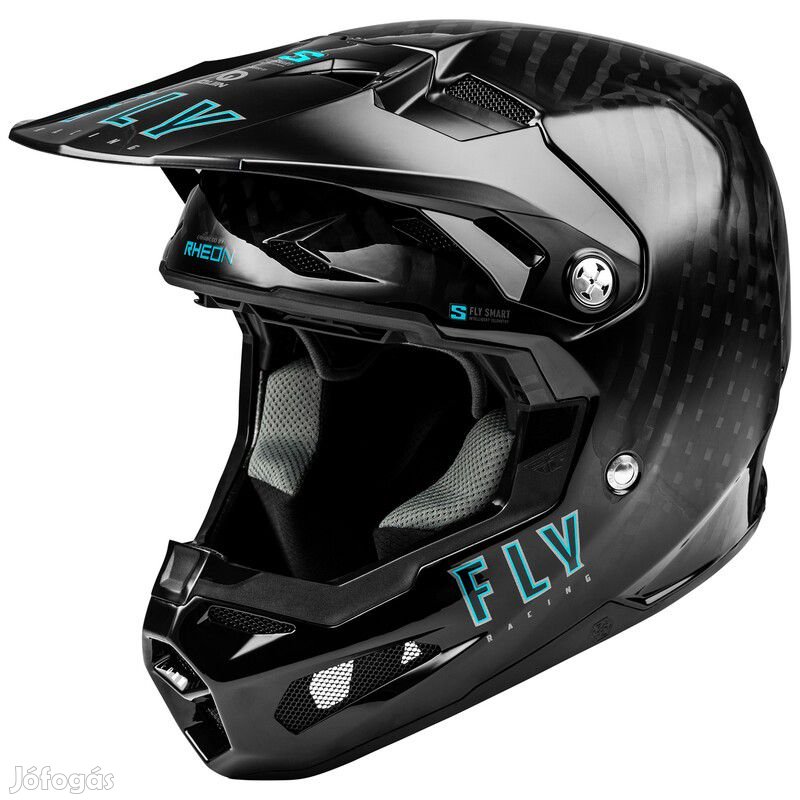 FLY RACING Formula S Carbon Solid Sisak - Fekete
