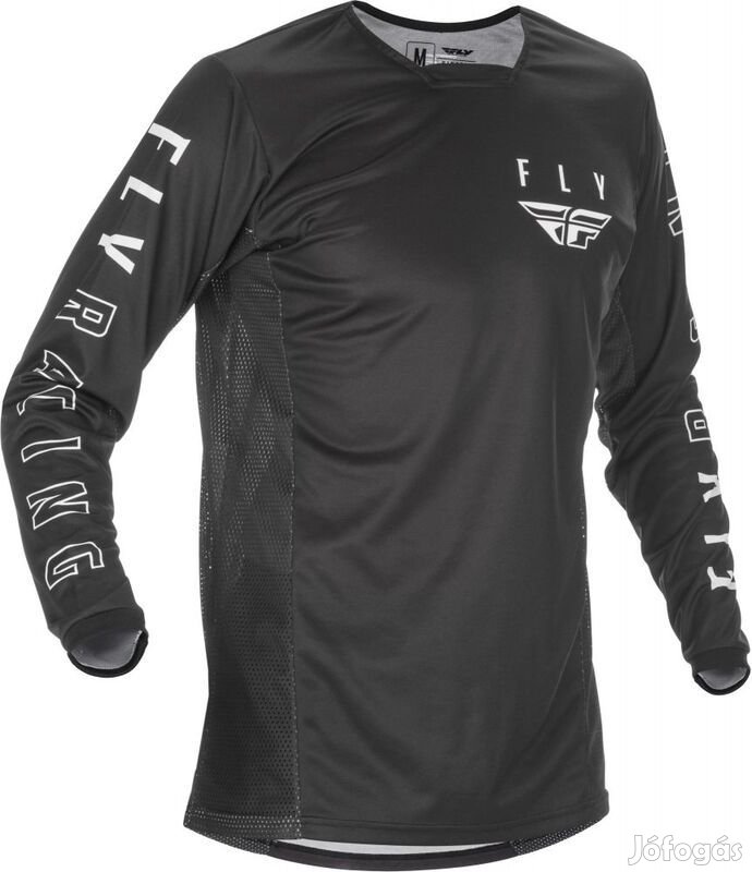FLY RACING Ifjúsági Kinetic K121 mez Fekete/Fehér YM