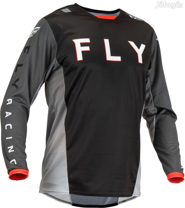 FLY RACING Kinetic Kore mez fekete/szürke közepes méretben