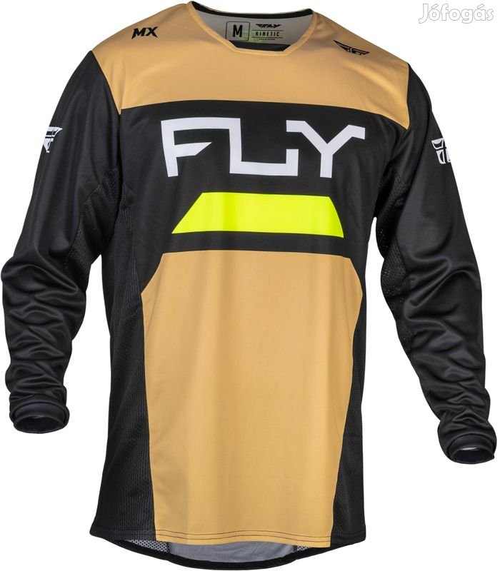 FLY RACING Kinetic Reload Mez - Khaki/Fekete/Kiemelten Látható