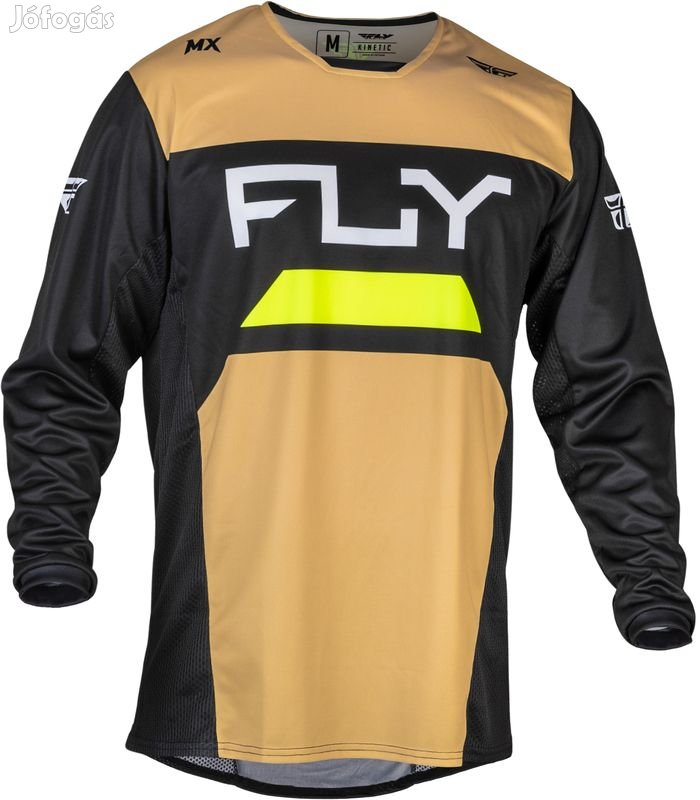 FLY RACING Kinetic Reload Mez - Khaki/Fekete/Kiemelten Látható