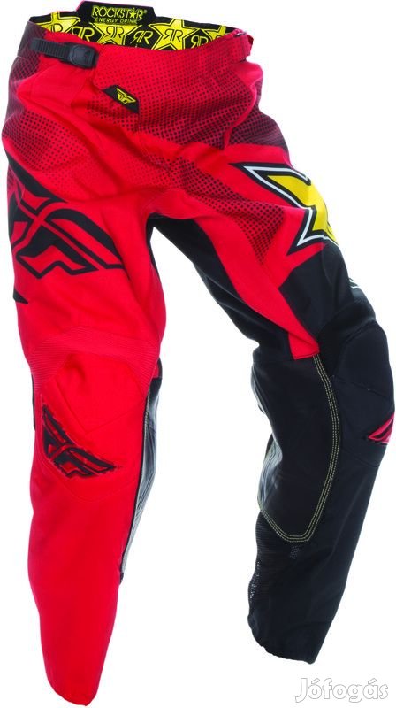 FLY RACING Kinetic Rockstar Nadrág - Piros/Fekete