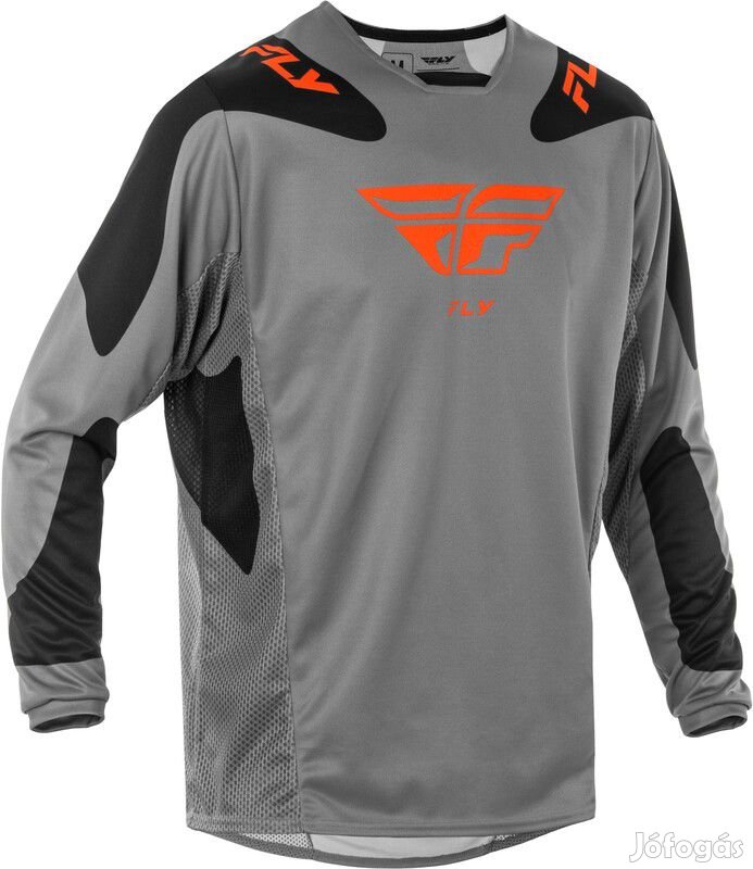 FLY RACING Kinetic SYM mez - Szürke/Narancs/Fekete
