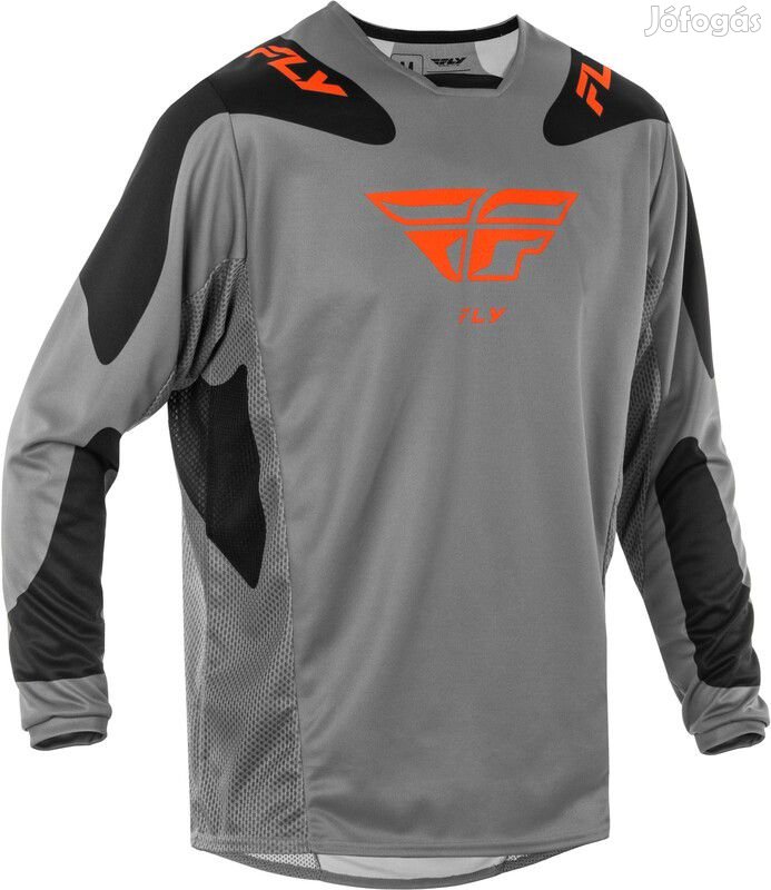 FLY RACING Kinetic SYM mez - Szürke/Narancs/Fekete