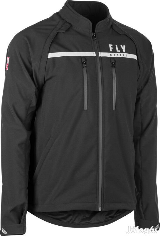 FLY RACING Patrol Softshell Dzseki - Fekete