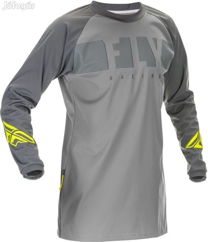 FLY RACING szélálló mez szürke/hi-vis XL