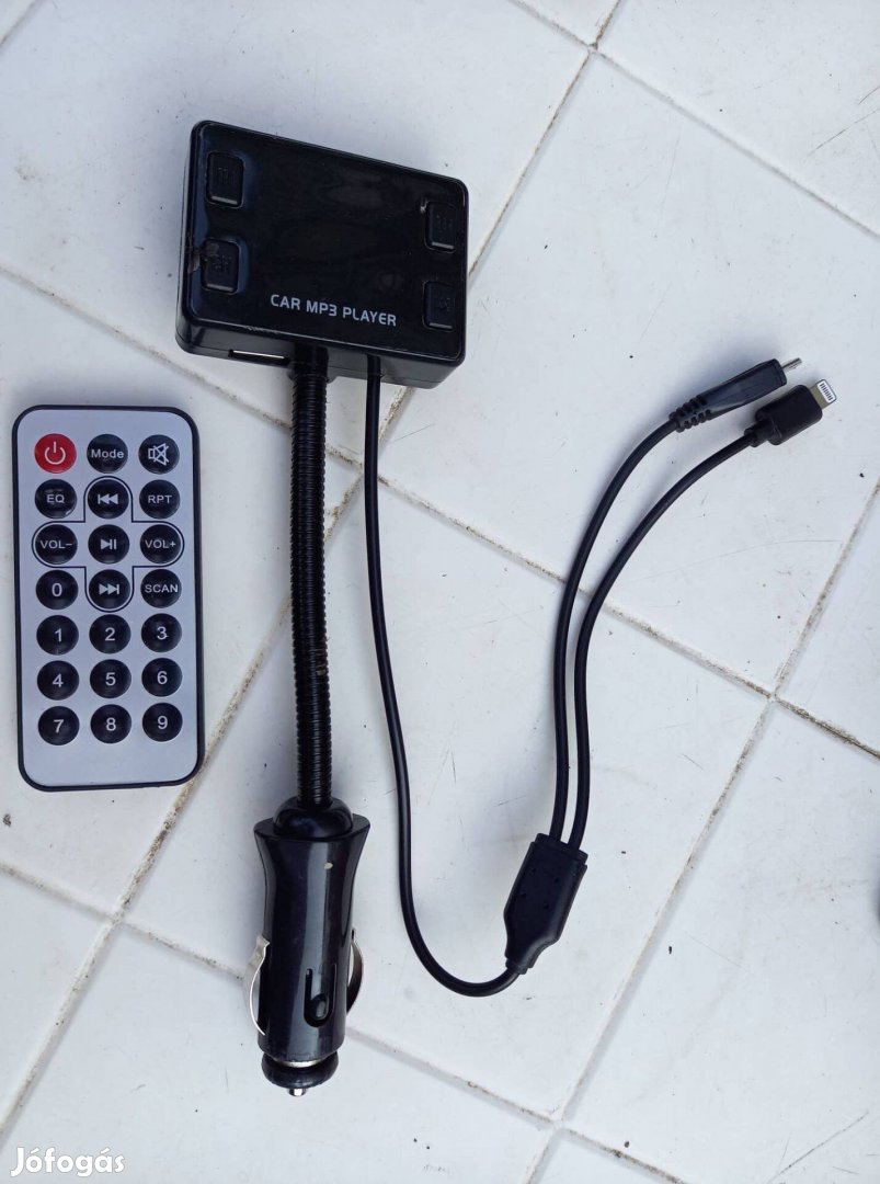 FM transmitter és távirányítója