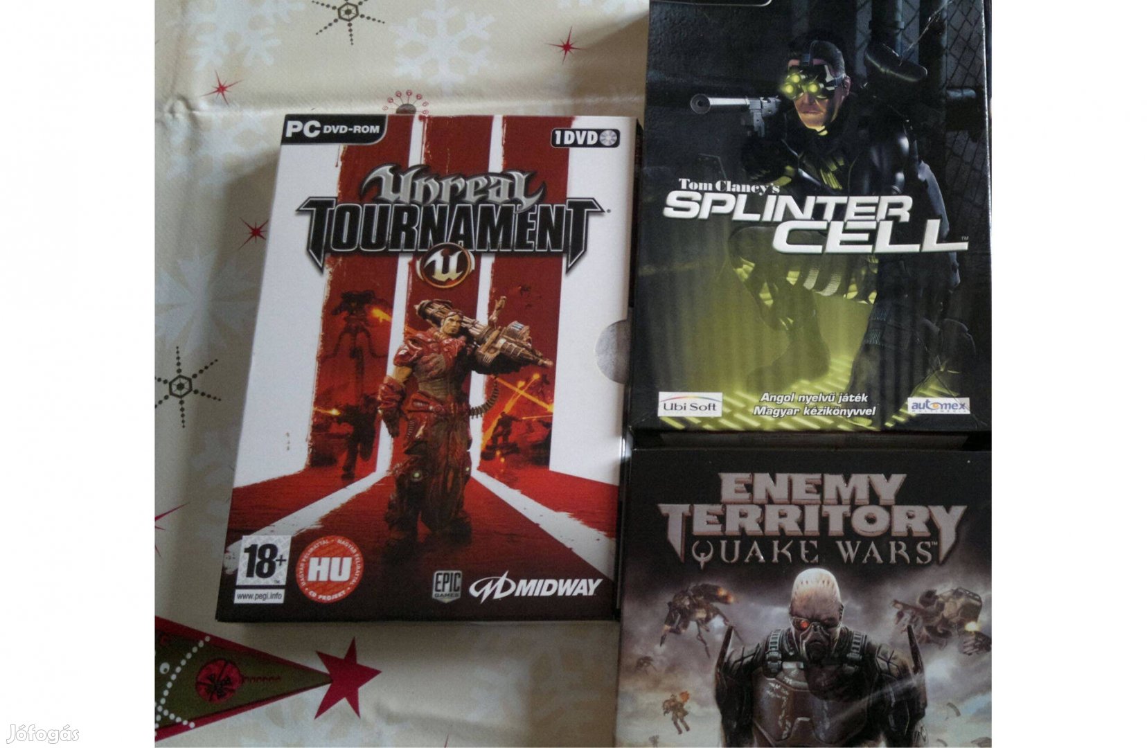 FPS pc játék papír díszdobozos kivitelben 3db-os csomag