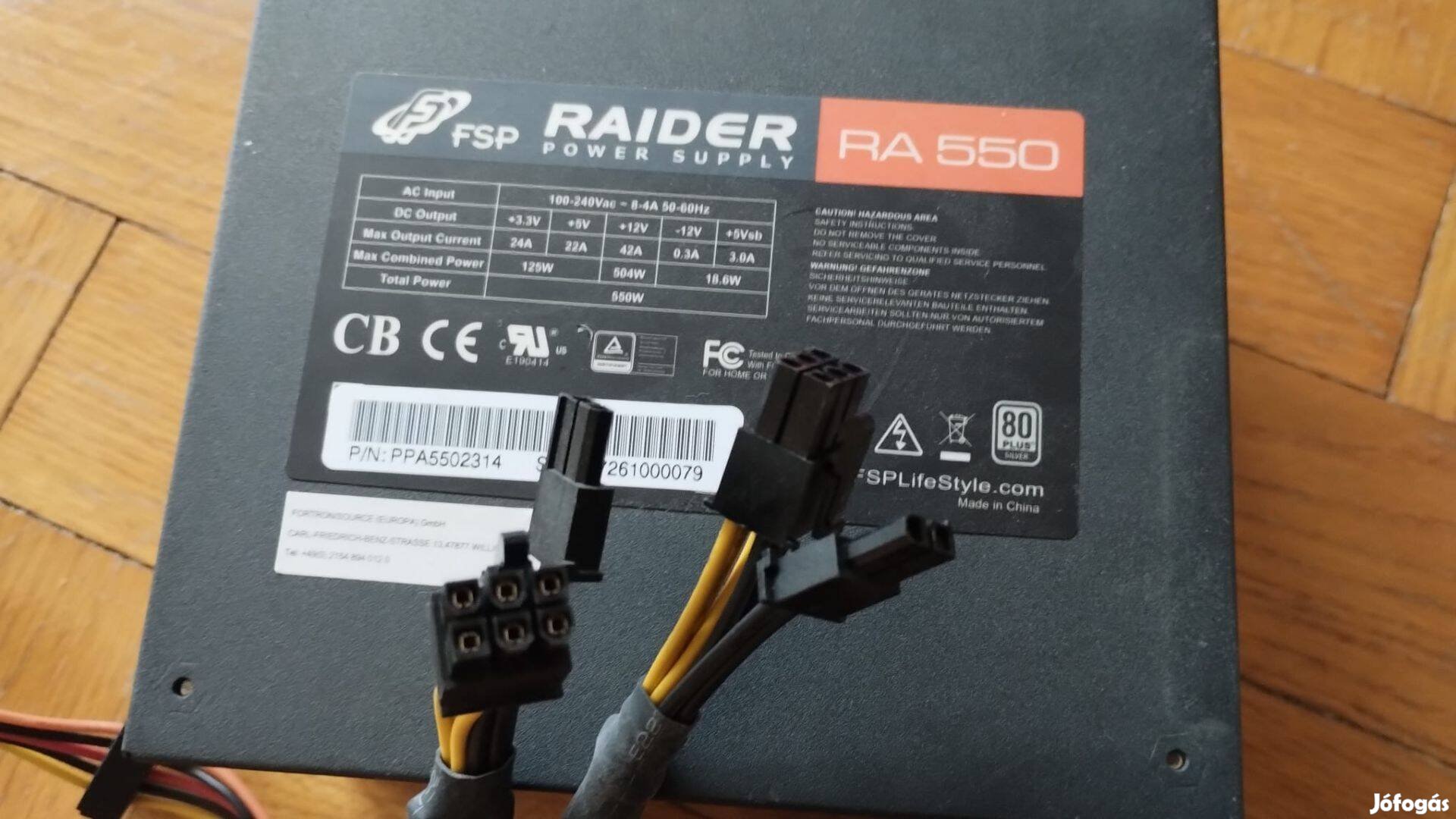 FSP Raider 550W 80+ silver