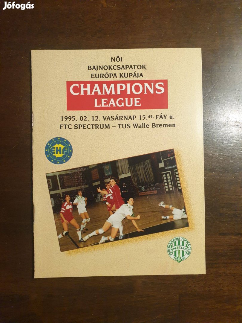 FTC-Bremen 95' női kézi BEK műsorfüzet