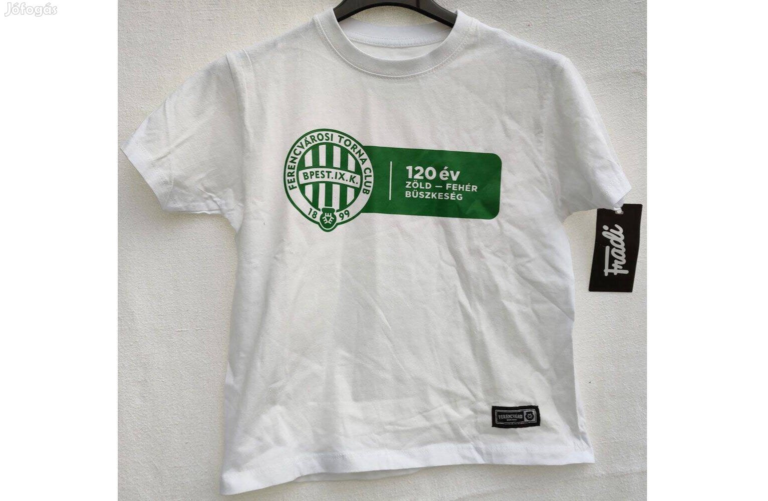 FTC Ferencvárosi TC 120 éves centenáriumi fehér gyerek póló