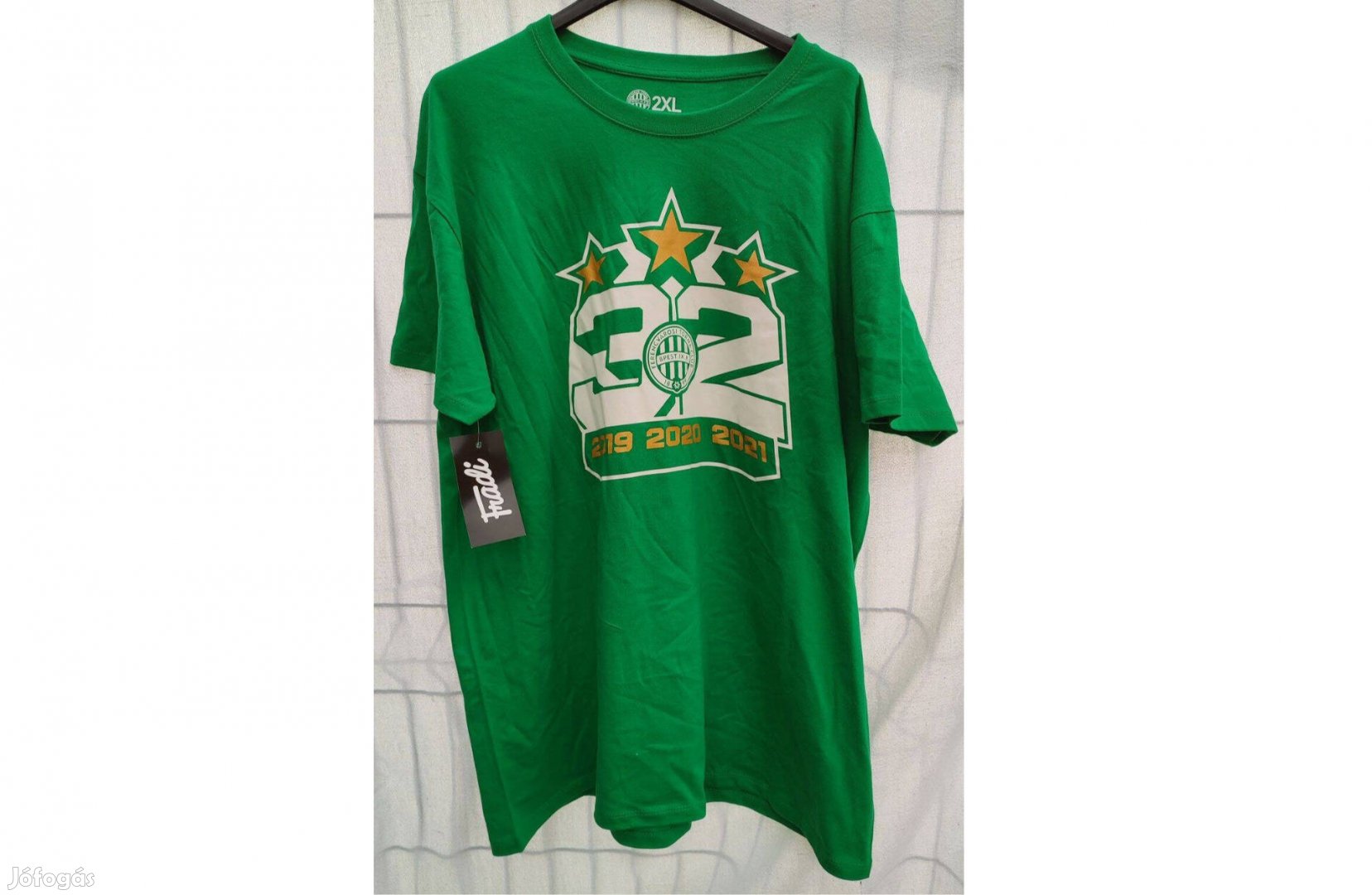 FTC Ferencvárosi TC 32-es bajnoki zöld póló (L)